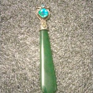 Sajen Jade Sterling Silver Pendant